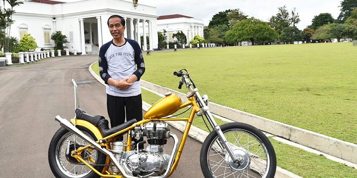 motor chopper Jokowi